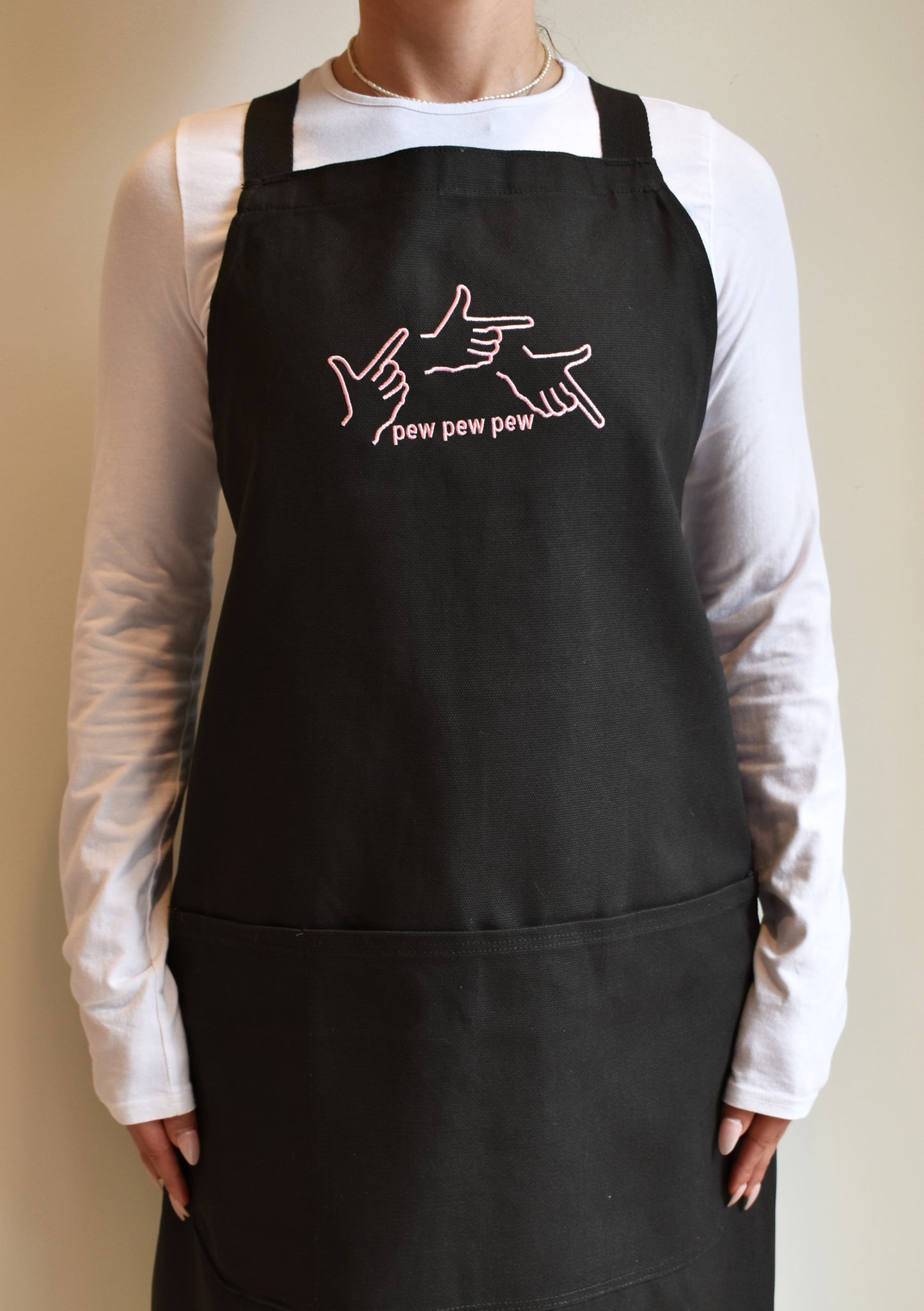 The 'pew pew pew' Apron - Charcoal